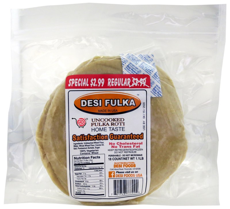 Desi Fulka Uncooked