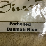 Siva’s Parboiled Bas Rice 4 LB