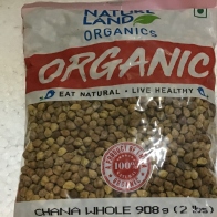 Nature Land Org Chana Whole 2lbs