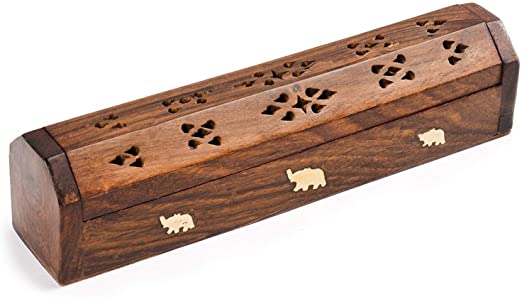 M Wood Incense Box