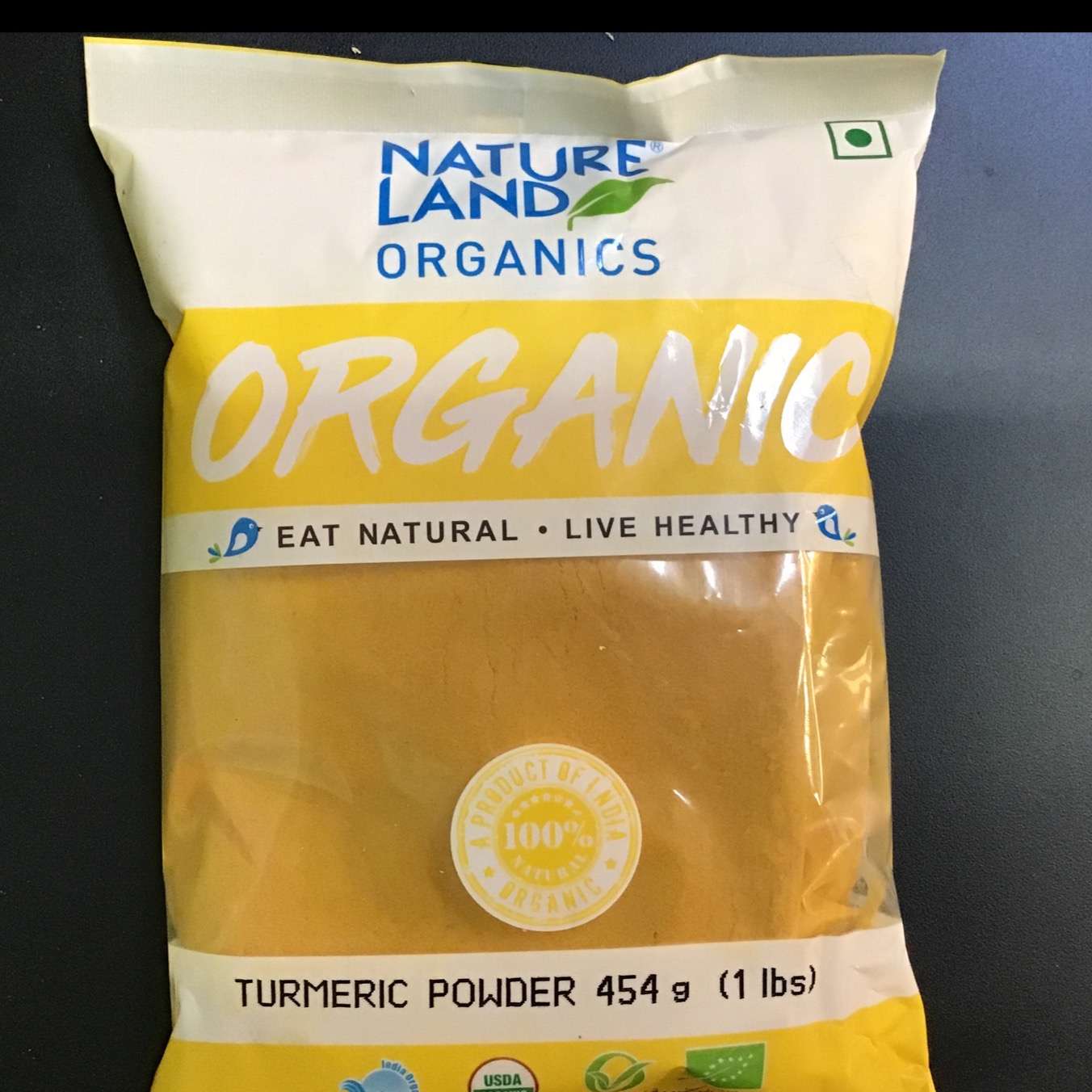 Nature Land Org Turmeric 1lbs