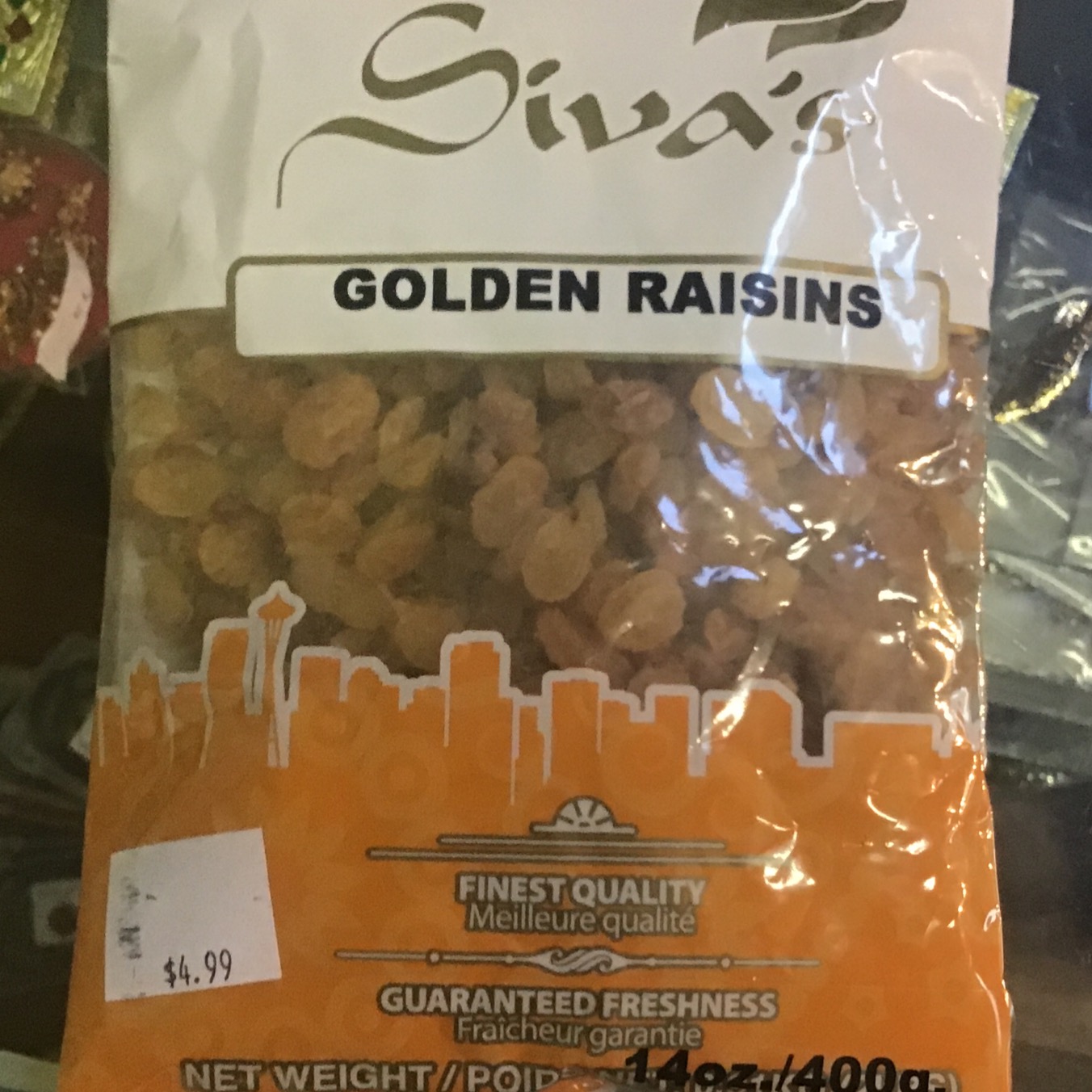 Shiva’s Golden Raisins 400 grms