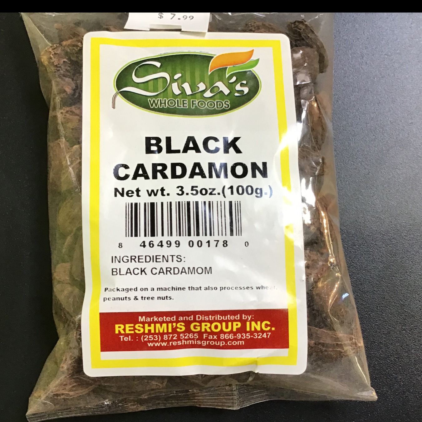 Siva’s Blk Cardamom 100 g