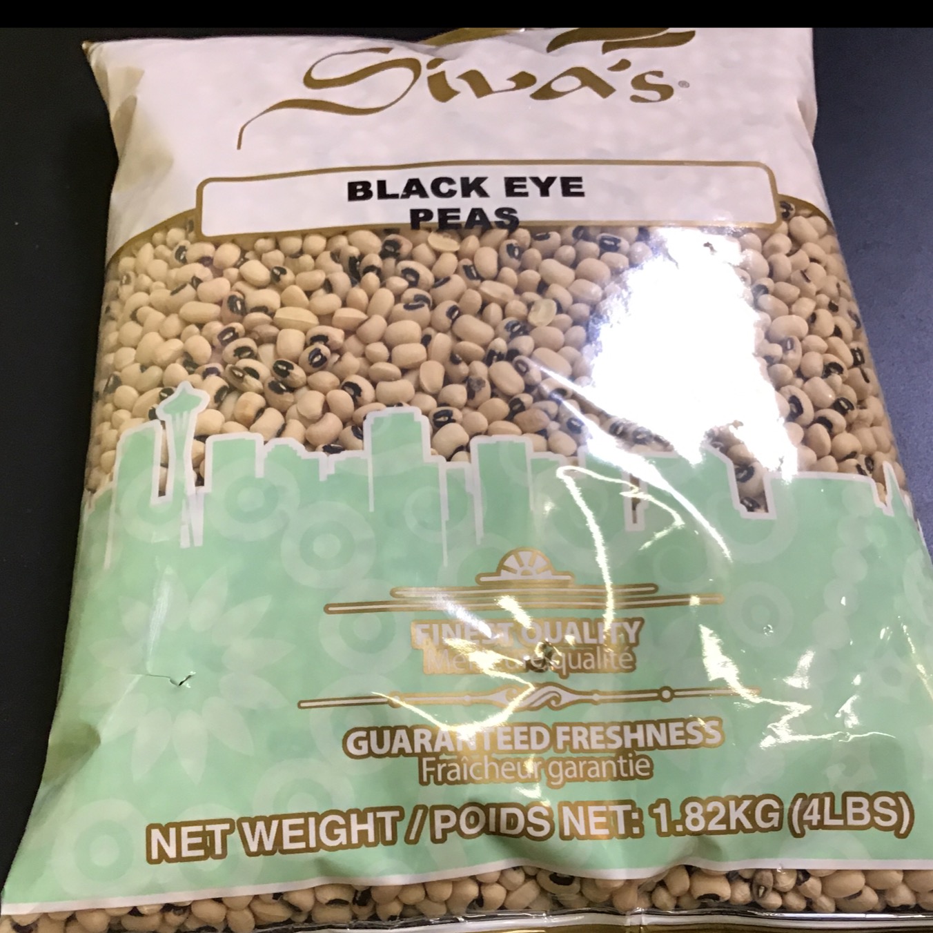 Siva’s Blk Eye Peas 4 lb