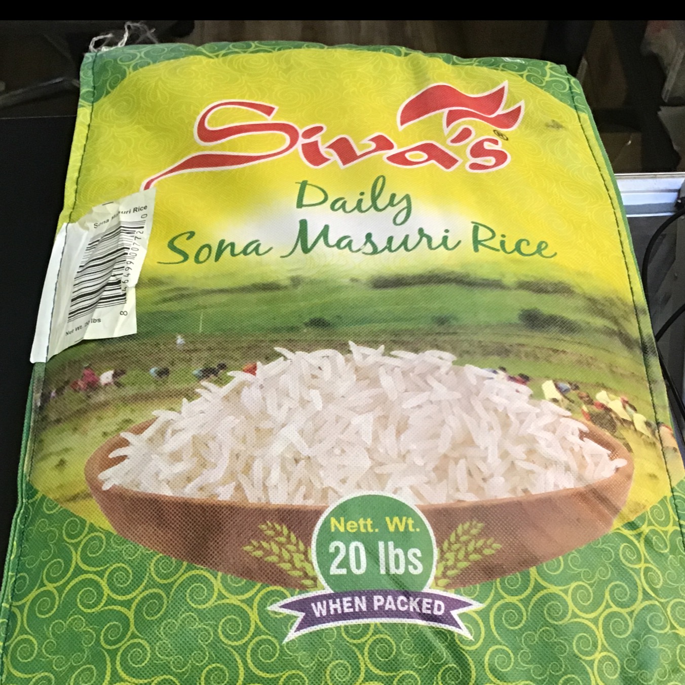 Siva’s Daily Sona Masuri Rice 20 lbs