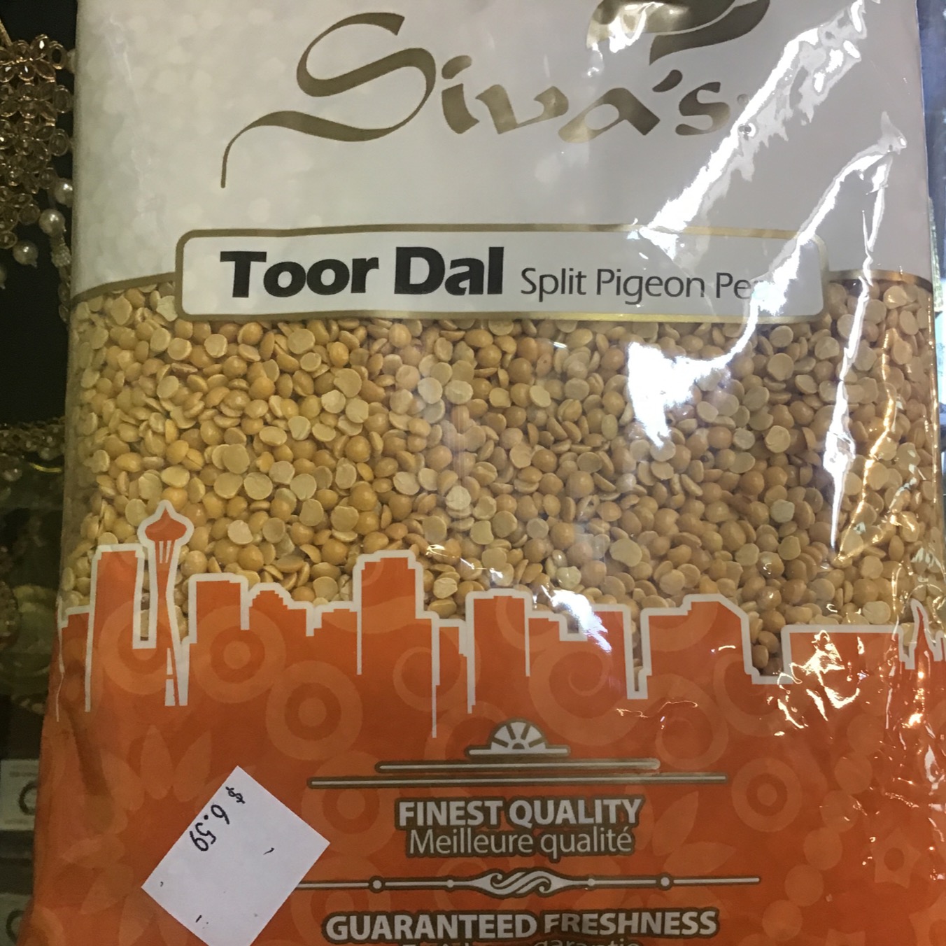 Siva’s Toor Dal 4 lbs