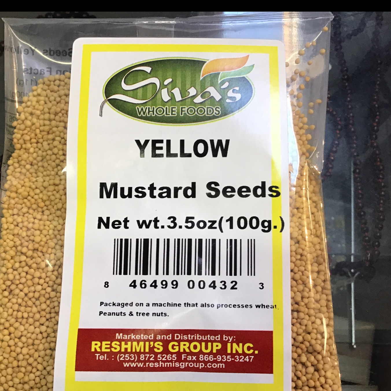 Siva’s Yellow Mustard 100g